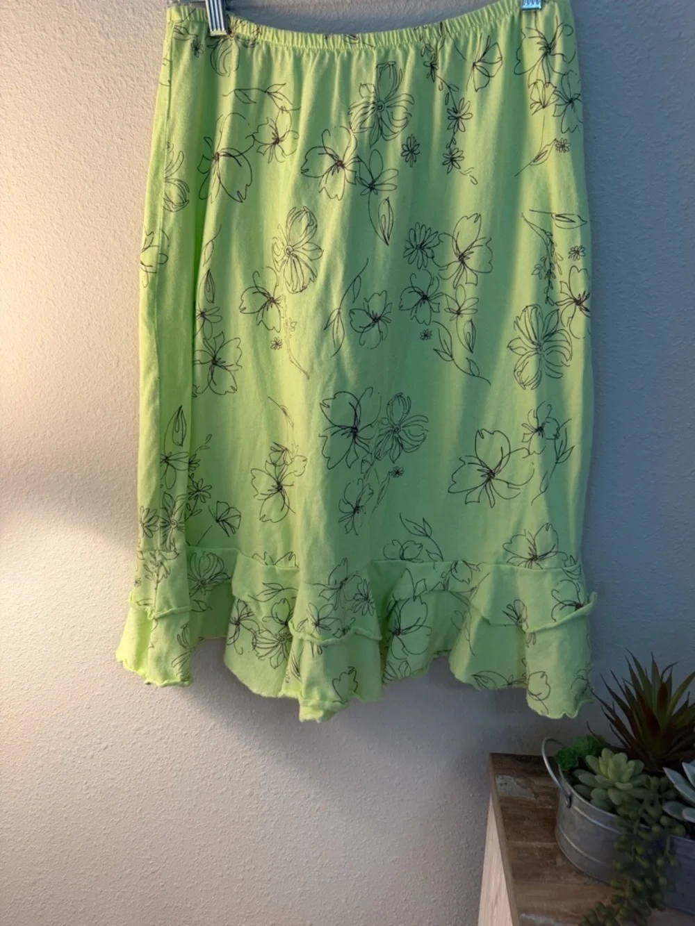 fresh produce Lime Green Floral Skirt Set - Picture 4 of 9